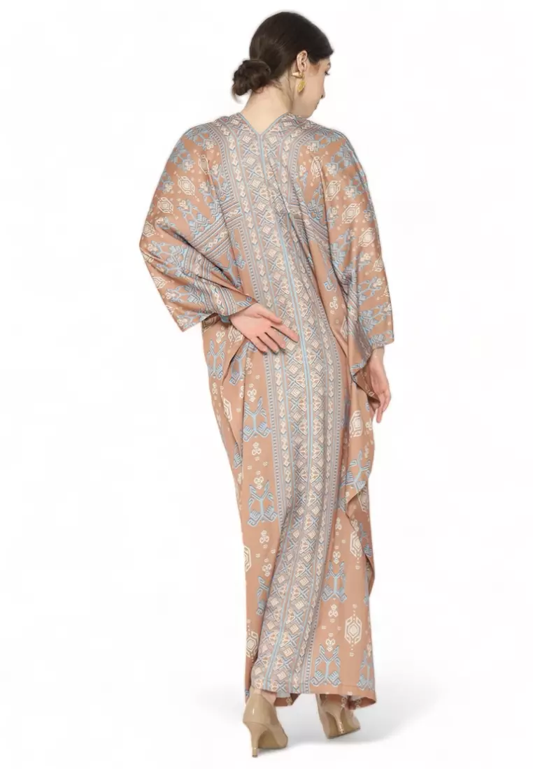 Kanzi Exclusive Long Sleeve Songket Kaftan