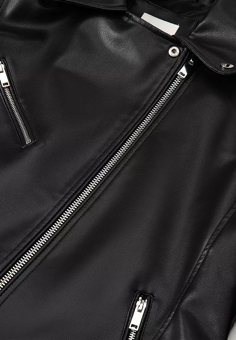 Faux Leather Jacket