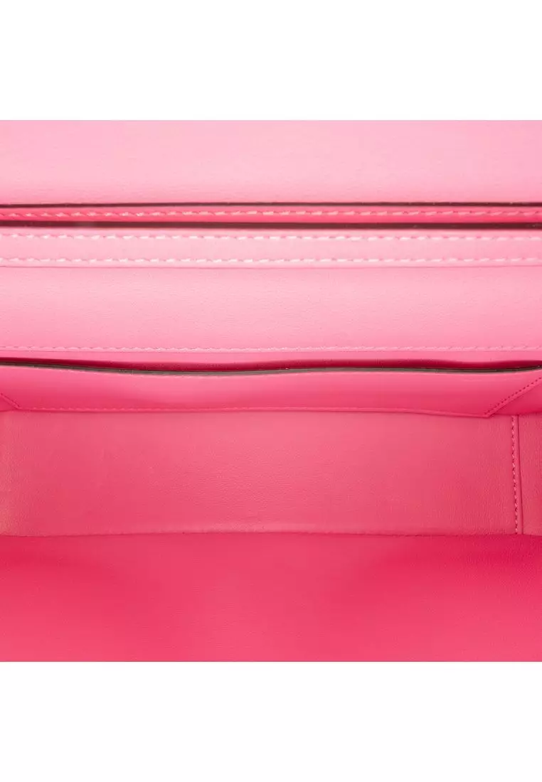 Pre-Loved Valentino Medium Calfskin Vlogo Loco Satchel
