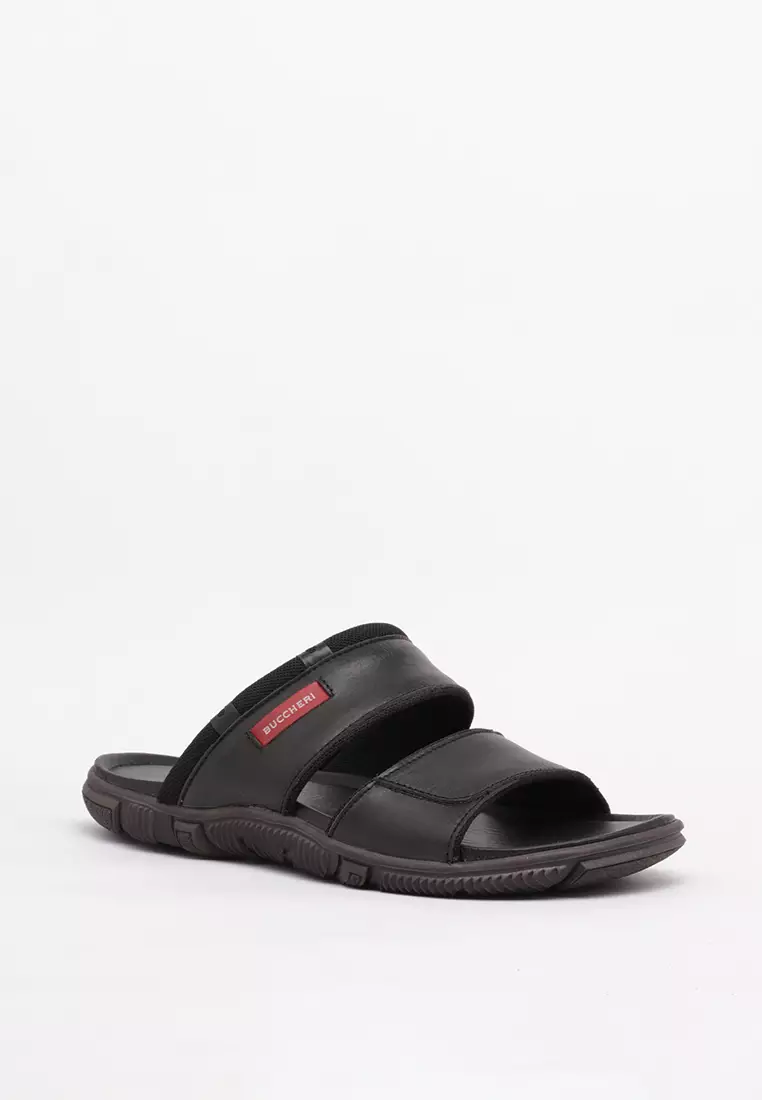 Buccheri Alvino Sandals Pria Black
