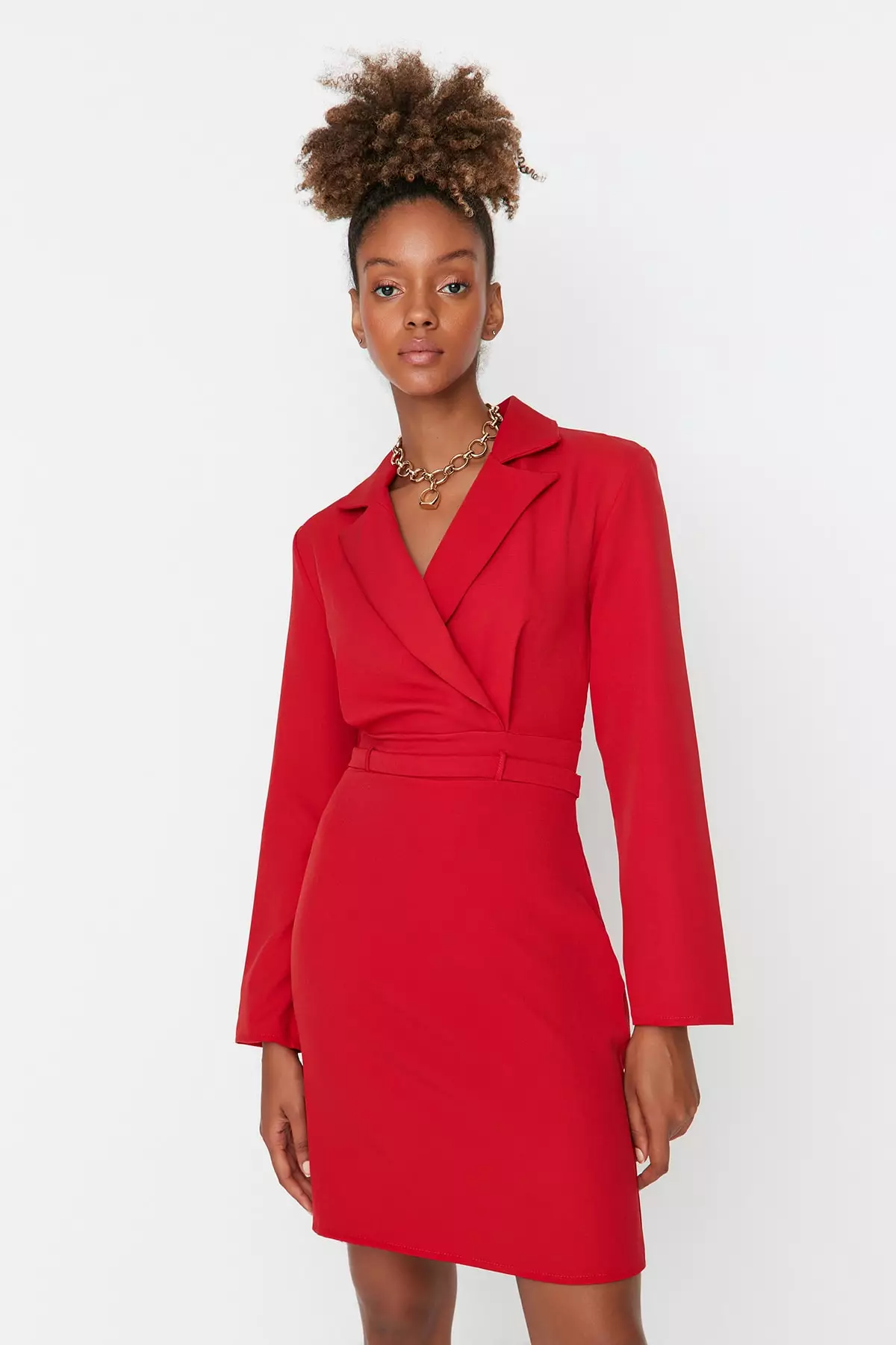 Trendyol Collared Mini Dress 2024 Buy Trendyol Online ZALORA