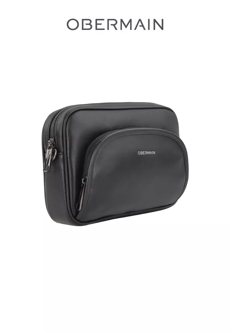 Men's Clutch Synthetic Leather Black