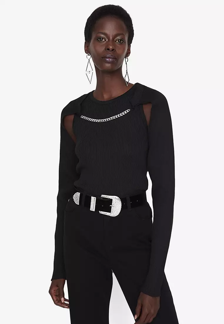 Buy Trendyol Chain Detailed Knitwear Coord Set 2024 Online ZALORA