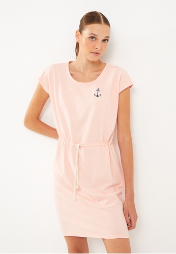 Buy LC WAIKIKI Crew Neck Printed Short Sleeve Women Dress 2023 Online |  ZALORA Singapore