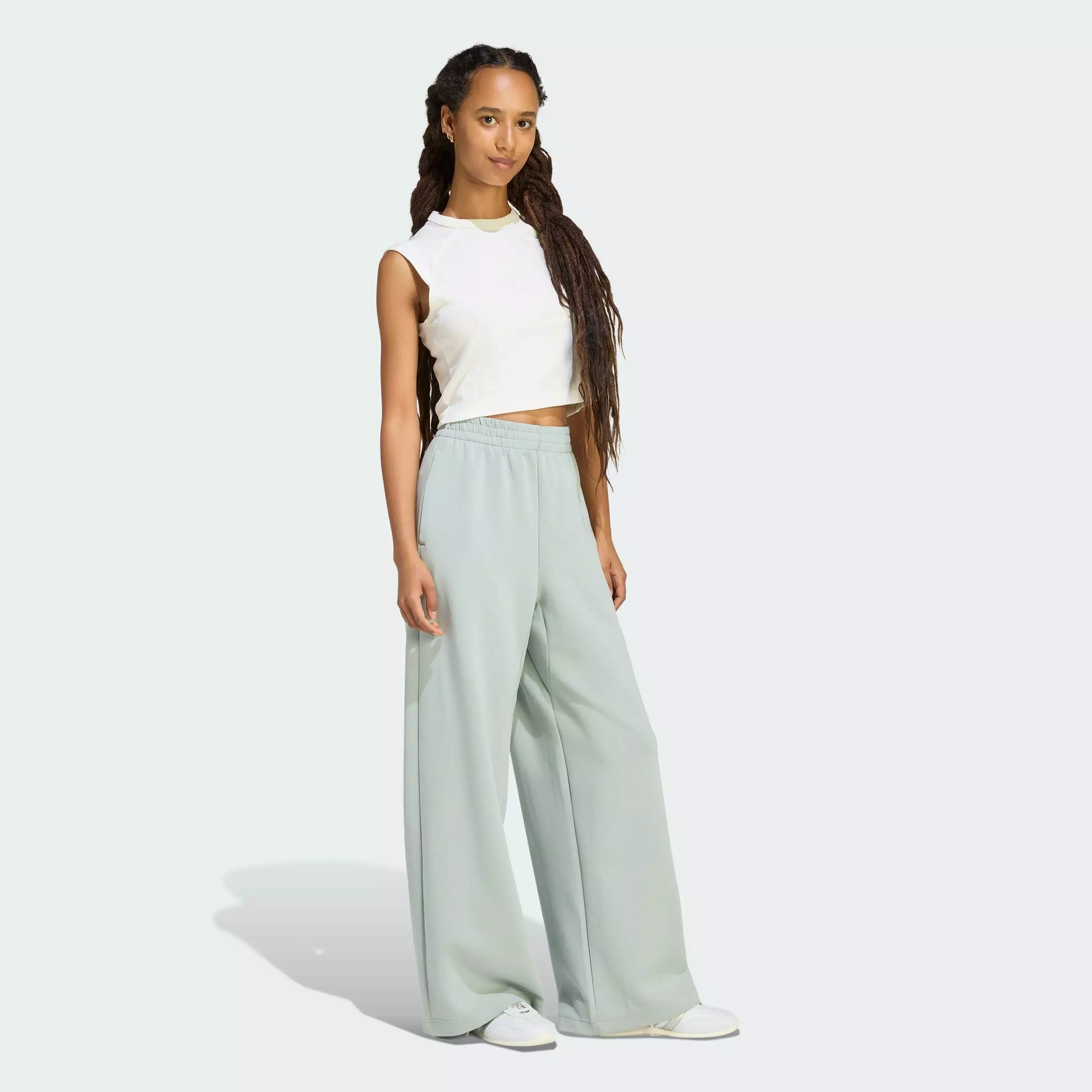 Lifestyle & Gym & Training SOFT LUX STRAIGHT LEG PANTS Women Green KE6828