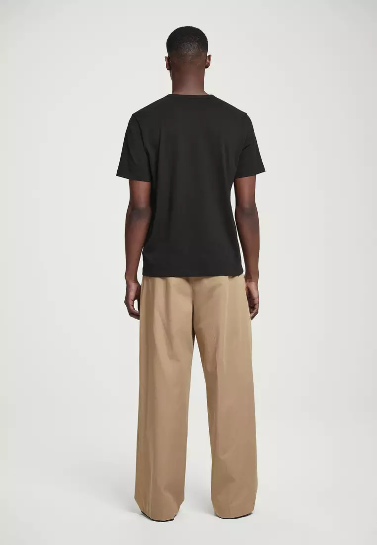 REGULAR LIGHTWEIGHT BRUSHED-COTTON T-SHIRT
