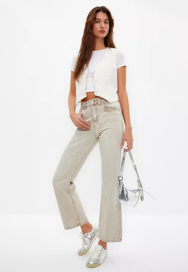 Crop Woven Vest