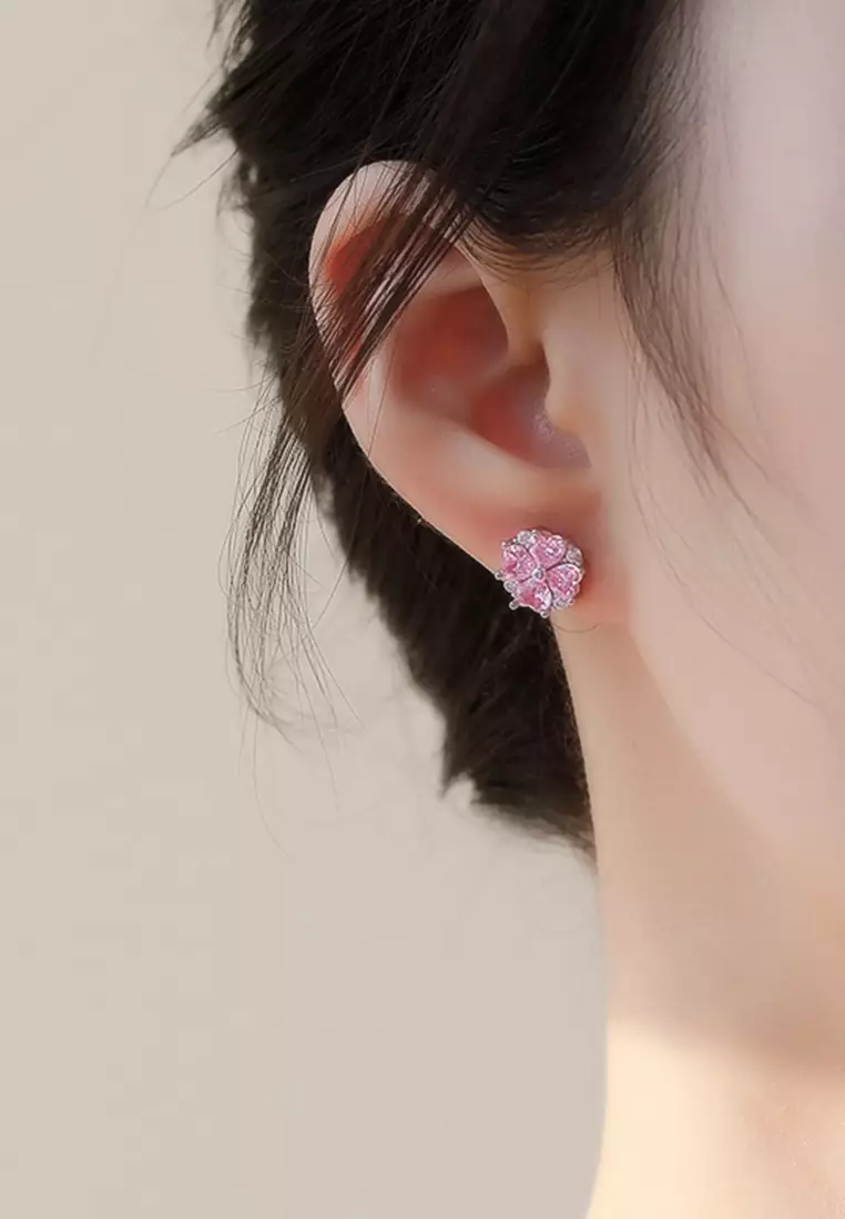 Anting Wanita Korean Fashion Berlian Anting Giwang Perhiasan Original Kotak Indah