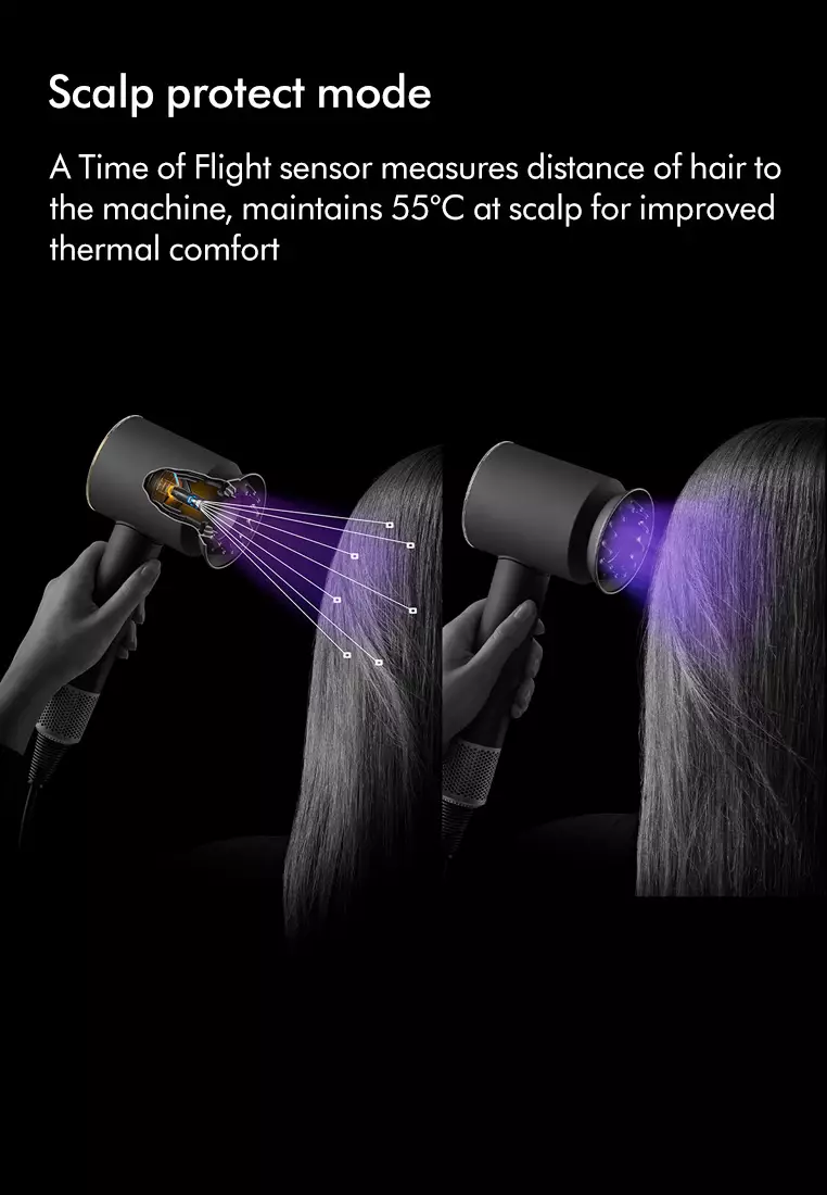Supersonic Nural ™ 5-in-1 Powerful & Intelligent Hair Dryer | No Heat Damage (Prussian Blue)
