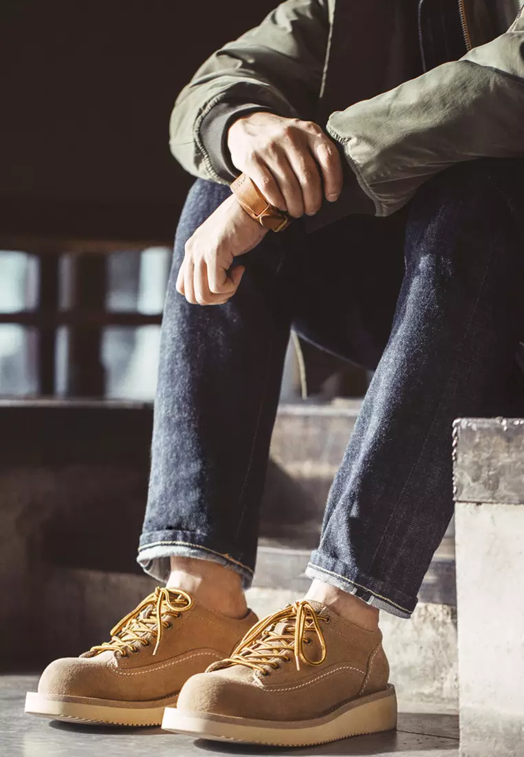 Vintage Cow Suede Work Shoes CQ2205057