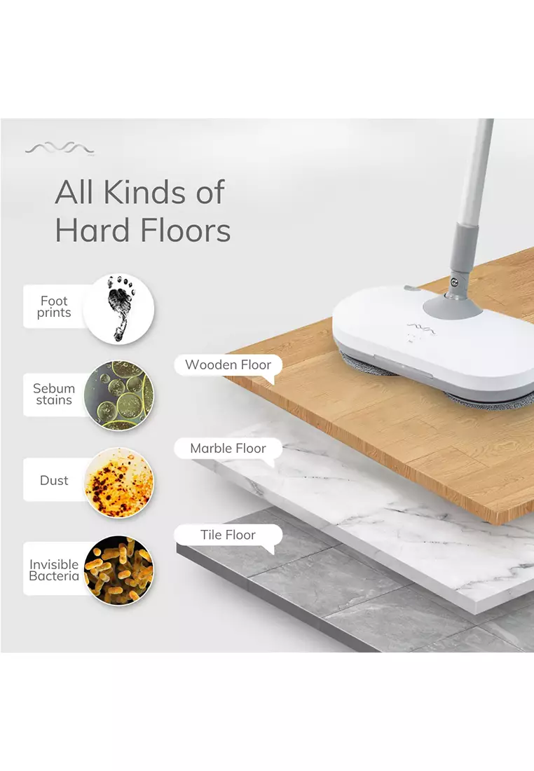 Buy AVA Ava Cordless Electric Mop Rechargeable Spinning Spray Mop With