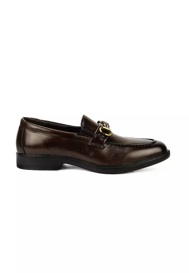 Men's Formal Slip On Shoes Mw 24312 Dark Brown C45 C91