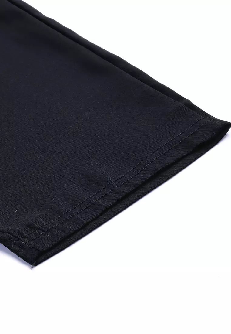 Celana Ikat Pinggang Hitam Polos