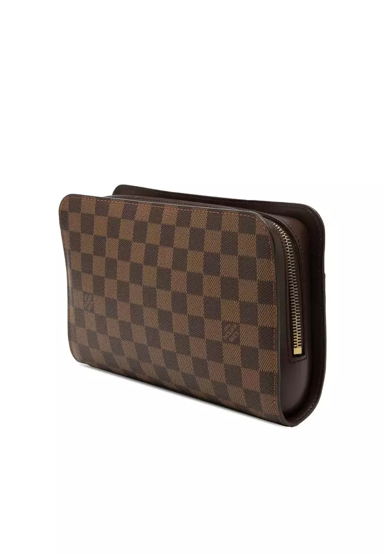 Pre-Loved Louis Vuitton Damier Ebene Saint Louis Pochette