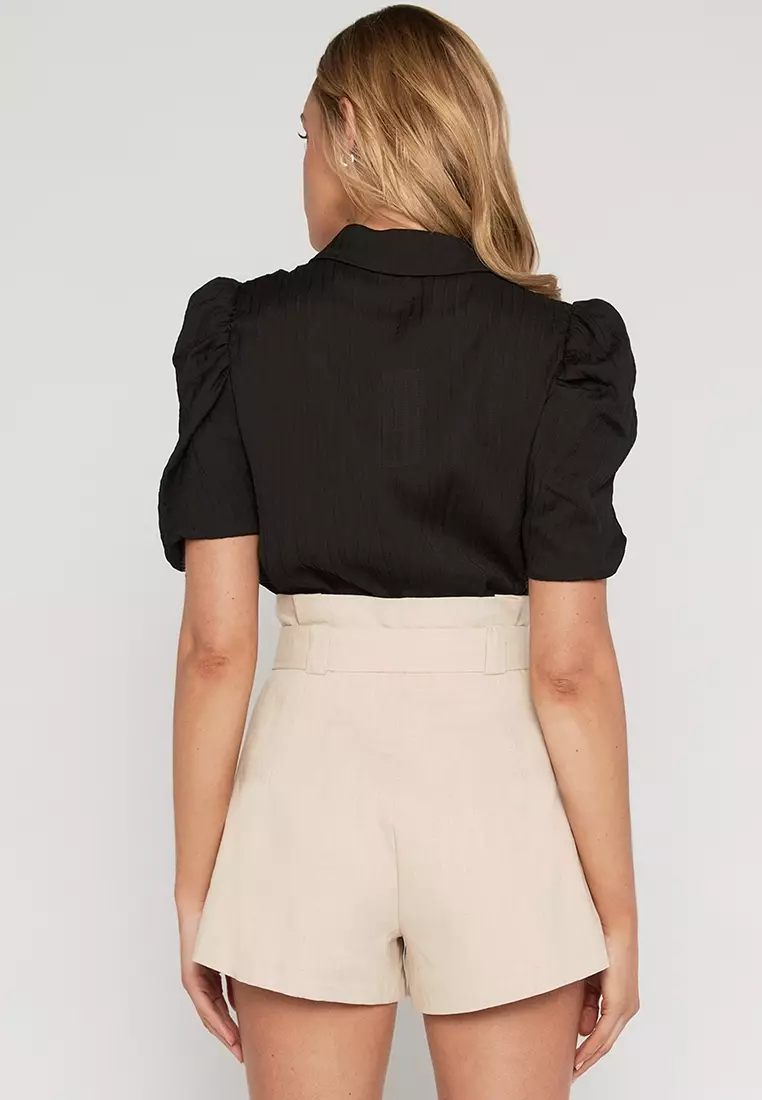 Buy Style State Puffed Sleeve Button Down Blouse 2024 Online ZALORA