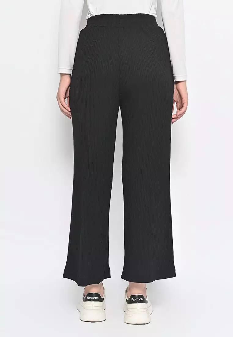Mora Knit Pants Black