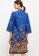 Batik First blue Kebaya Panjang Tara+Tricot D309EAA7A73E2DGS_2