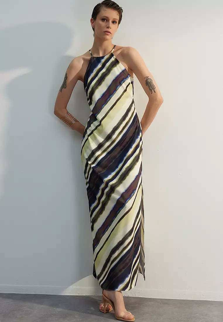 Buy Trendyol Slit Maxi Dress 2024 Online | ZALORA Philippines