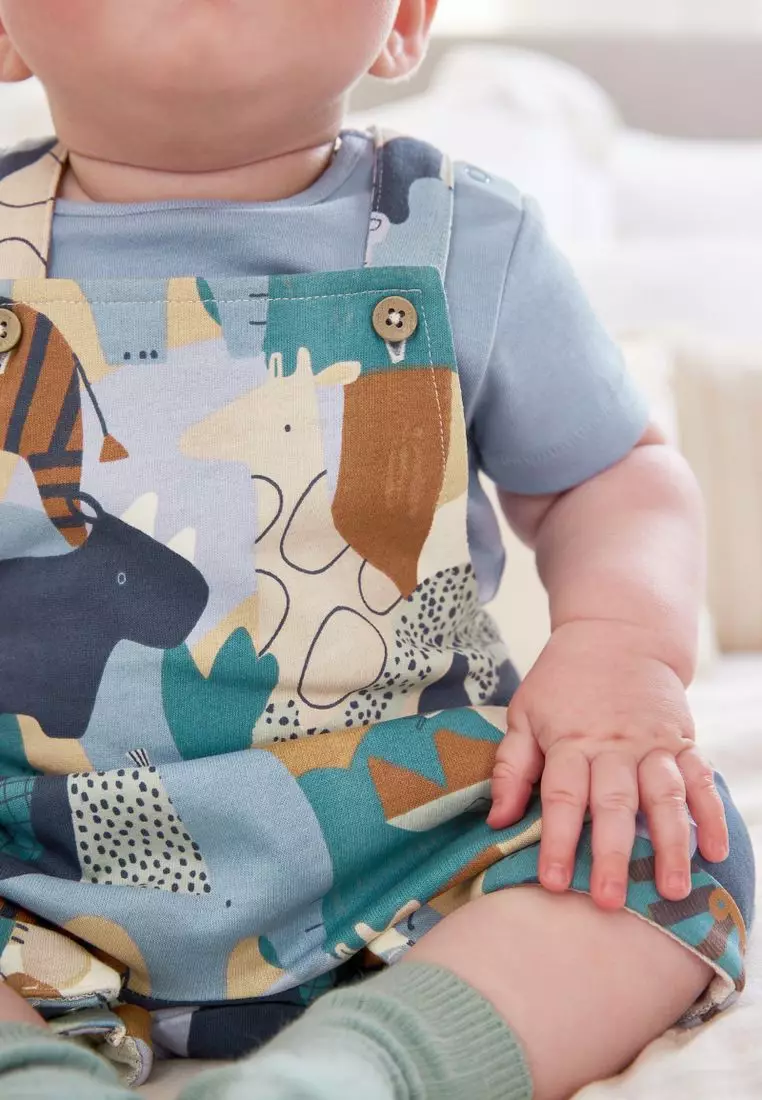 Baby boy jersey dungarees discount