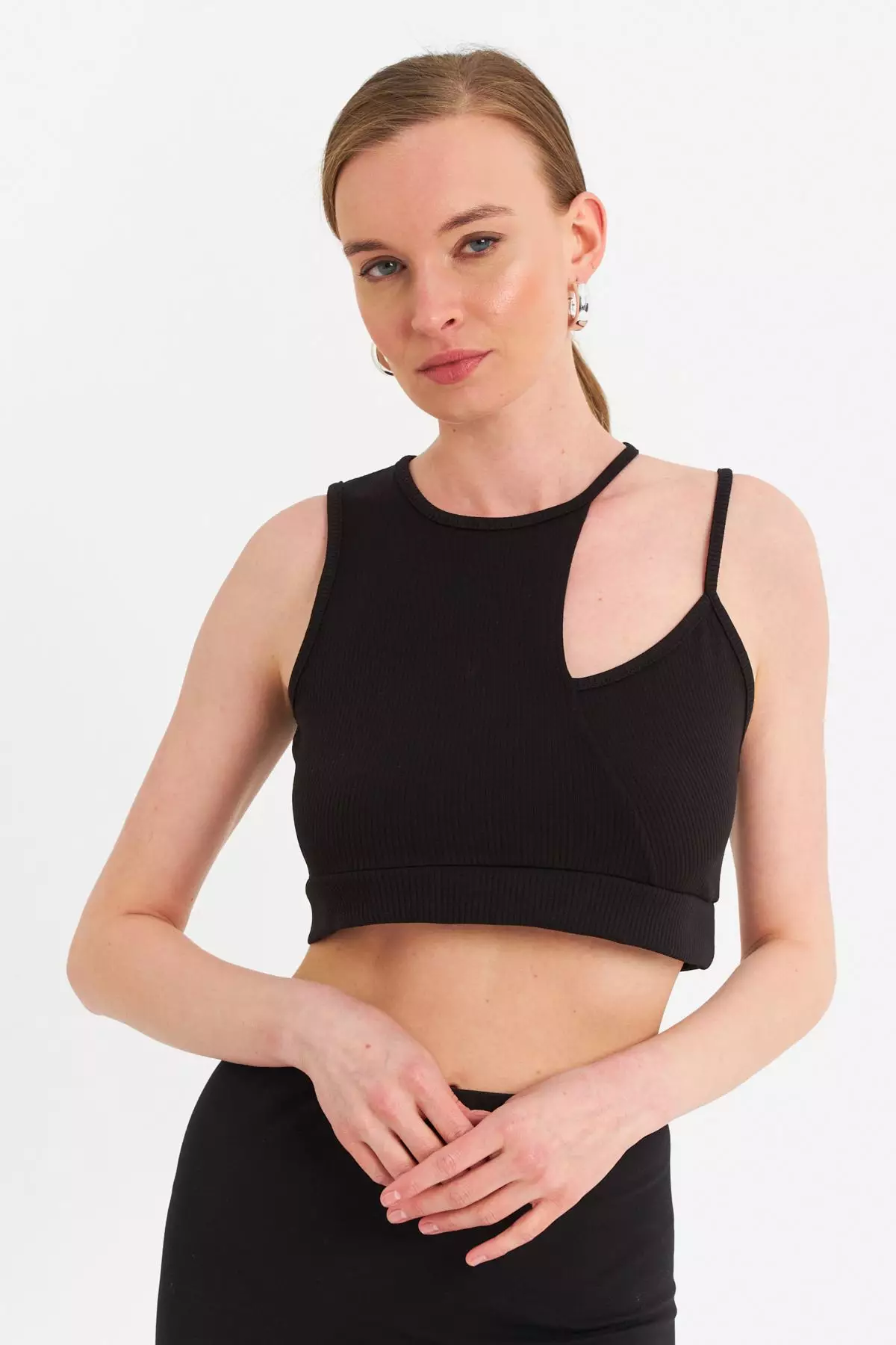Cut-Out Crop Top