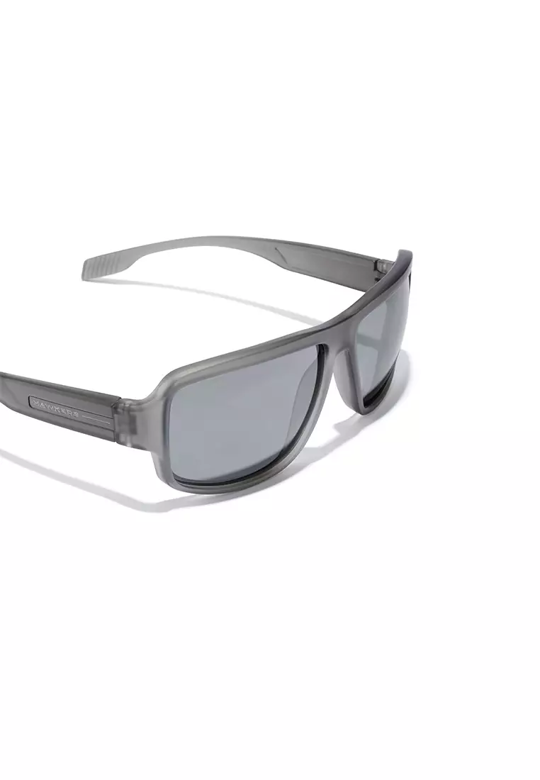 HAWKERS POLARIZED Grey F18 Sunglasses for Men and Women. Official Product Designed in Spain