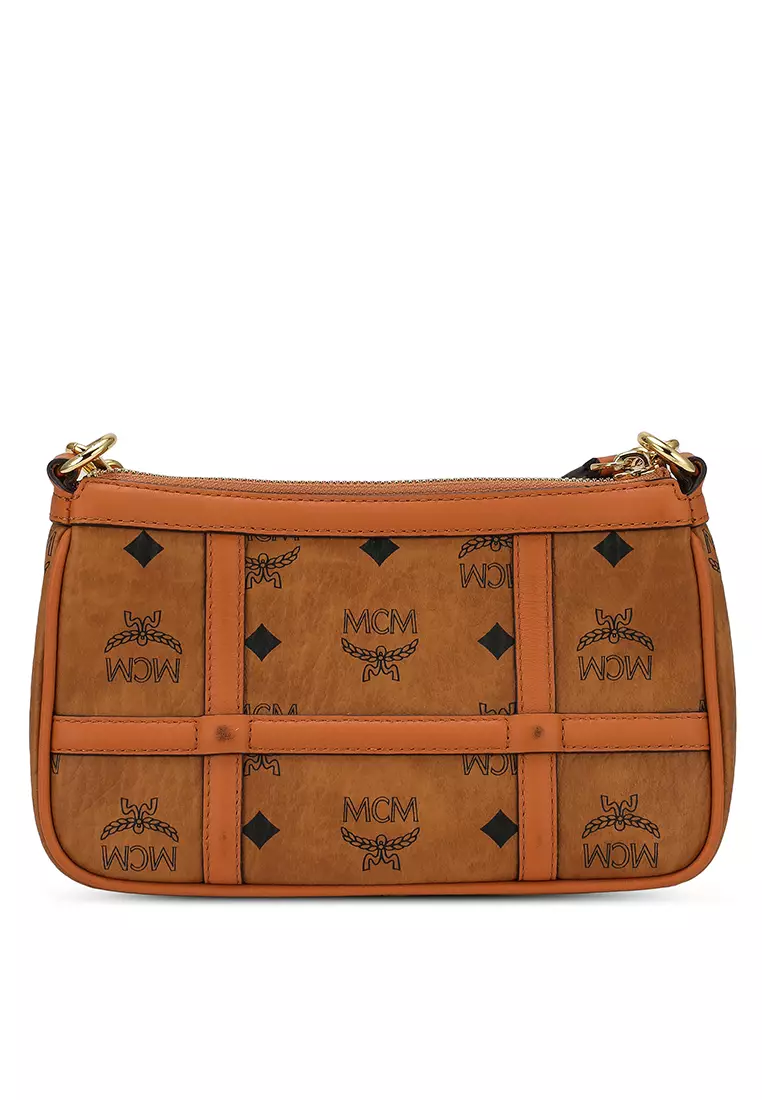 MCM Mini Delmy Visetos Shoulder Bag
