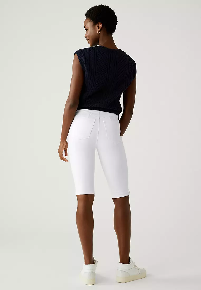 Magic Shaping Denim Knee Length Shorts