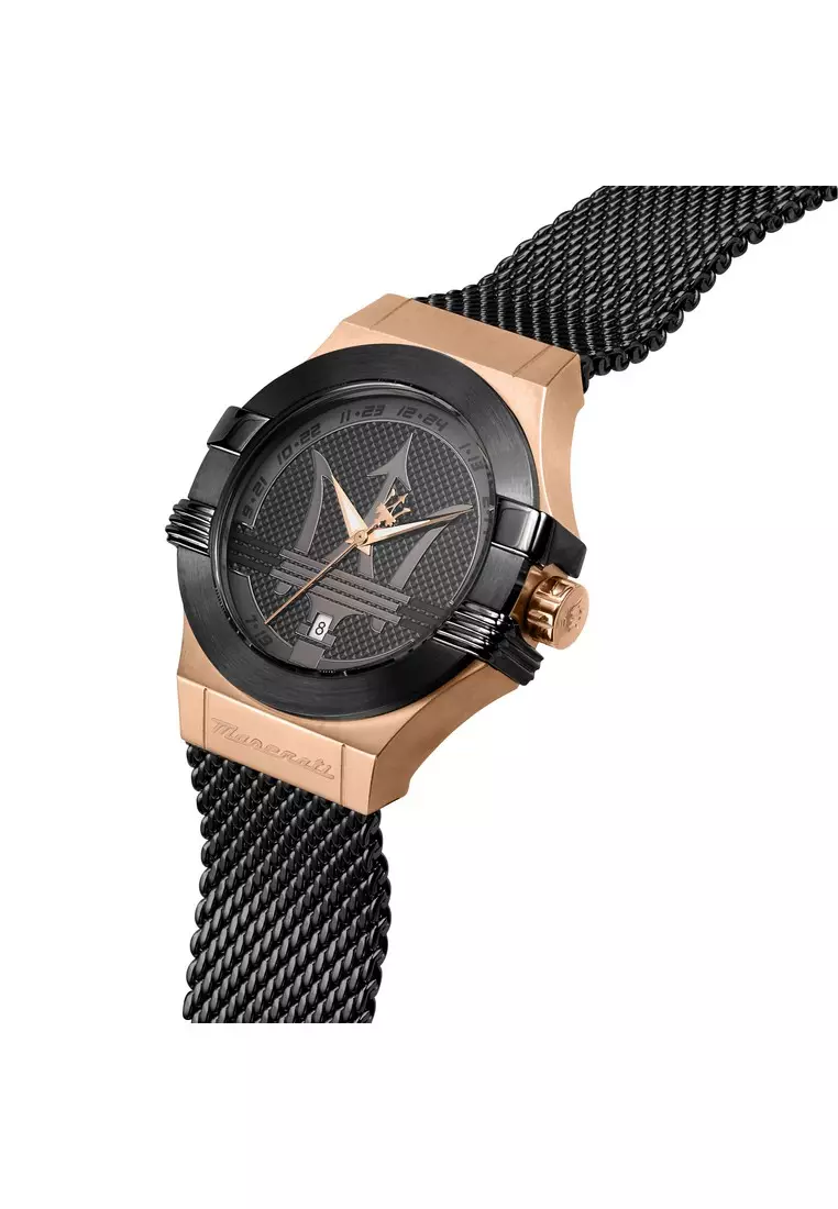 【2年保養】瑪莎拉蒂Potenza 系列 40mm錶盤 男士石英腕錶 R8853108010