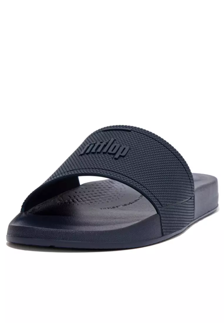 Buy Fitflop FitFlop iQUSHION Men's Pool Sliders Midnight Navy (EQ4