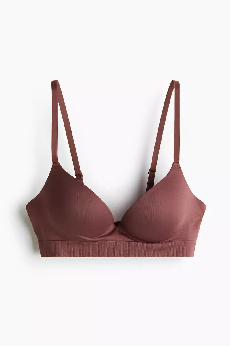 Seamless super push-up bra