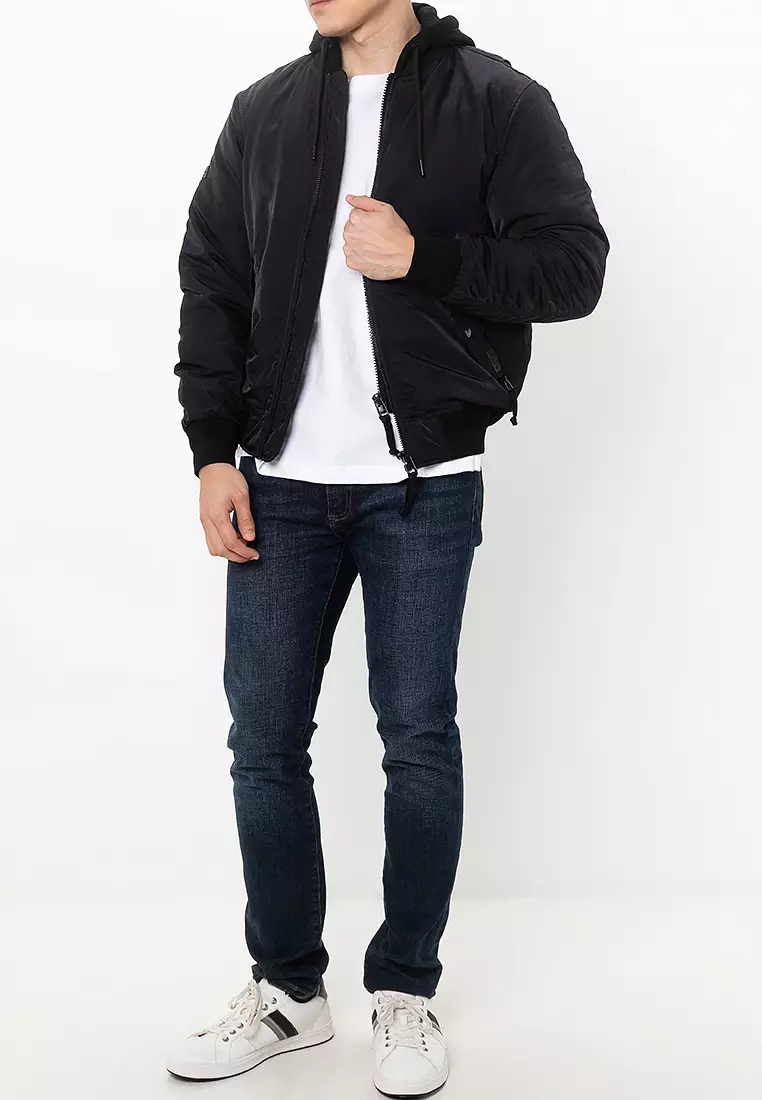 Military Hooded MA1 Jacket