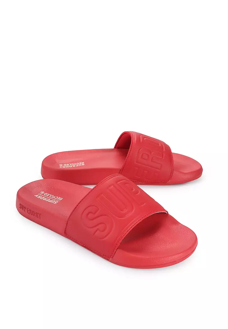 All red versace slides sales
