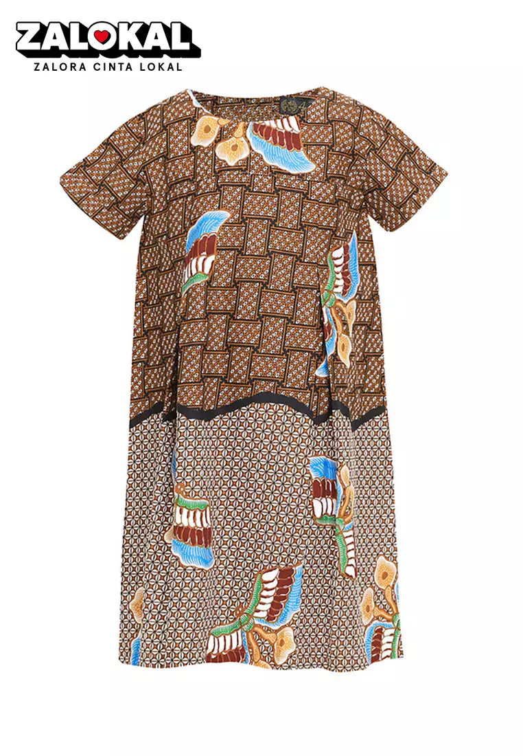 Girl Sackdress Batik Tikar Kupu