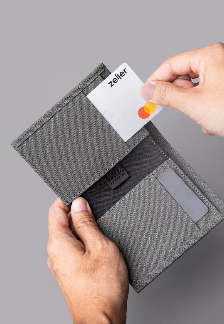 Alpaka ARK Bofold Cash Wallet - Axoflux Grey