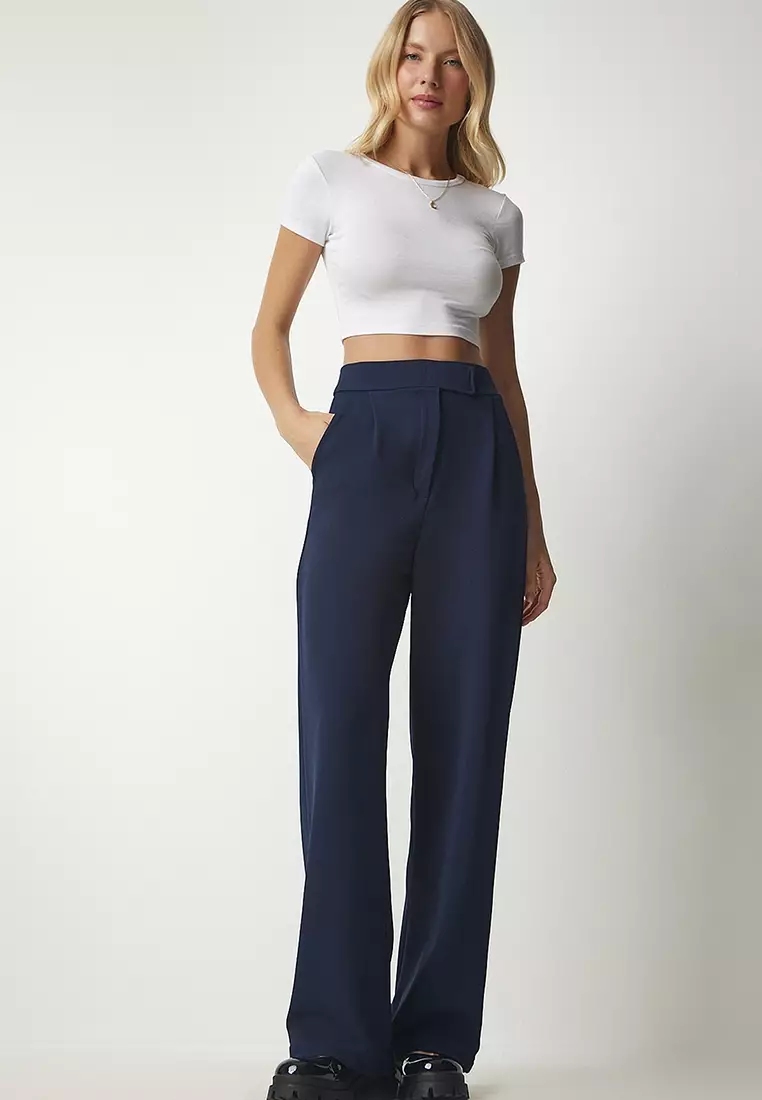 Tab Front Pants