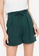 ZALORA BASICS green 100% Recycled Polyester Origami Shorts B79A3AAC14DDDBGS_3