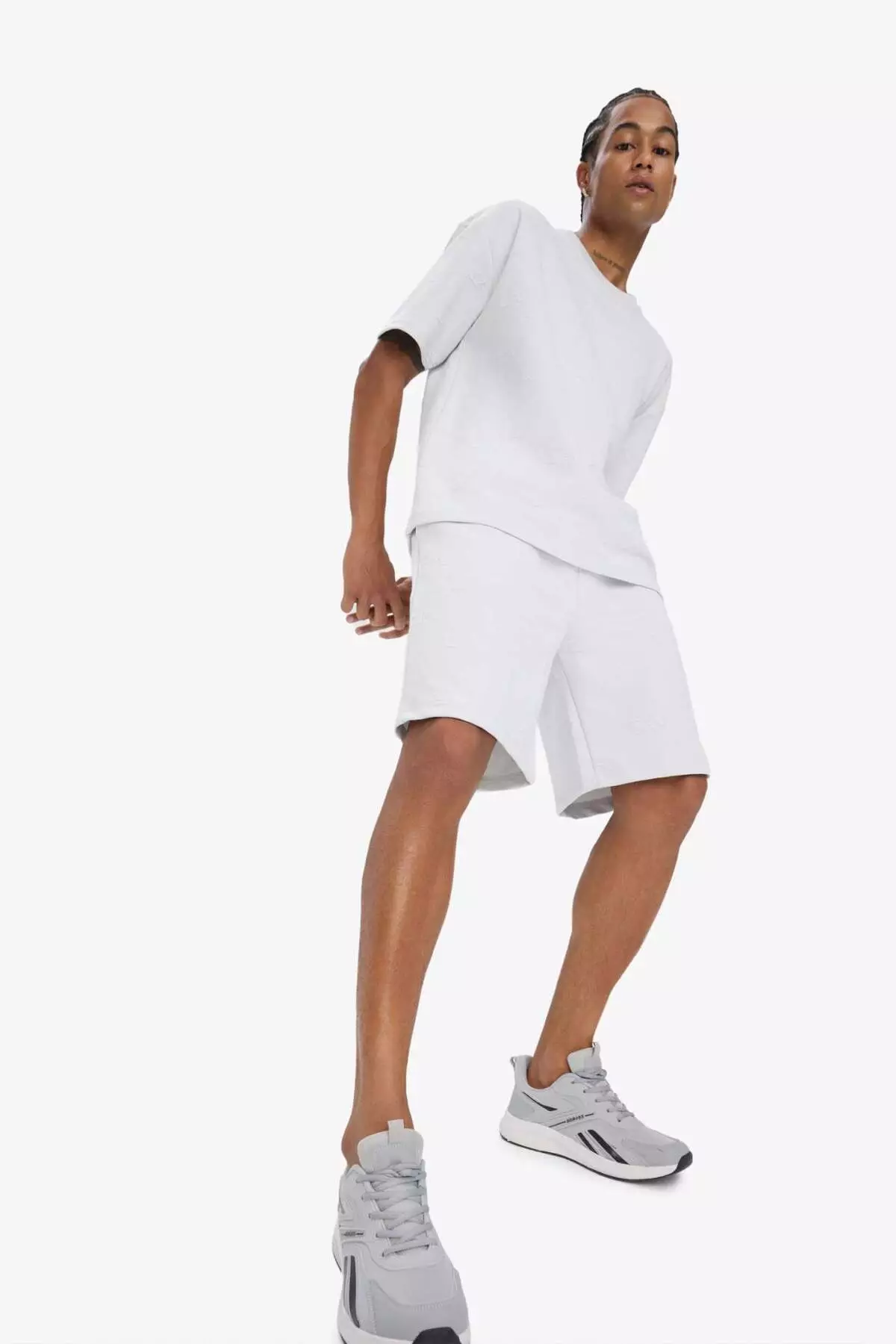 Defactofit Quick Dry Stretch Fabric Standard Fit Sportsman Short Leg Shorts E2438Ax25Sm