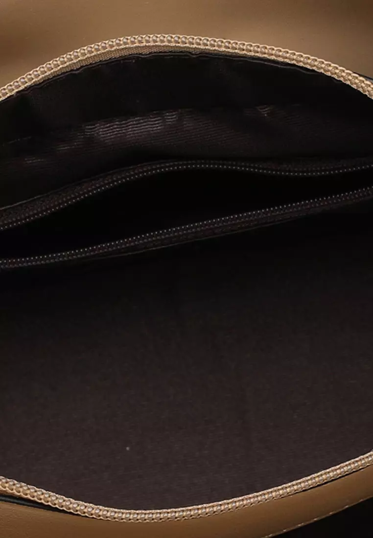 Top Handle Bag / Sling Bag / Crossbody Bag - Brown