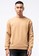 TIRAJEANS brown Sleeve Pocket  Sweatshirt 64802AAF273367GS_1