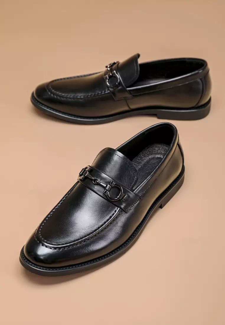 Grain Leather Horsebit loafers MK5050-2
