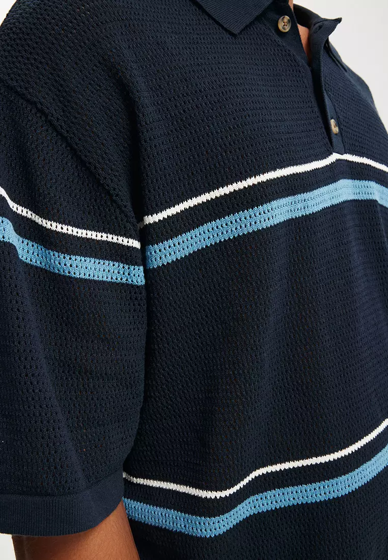 Knitted Polo Shirt
