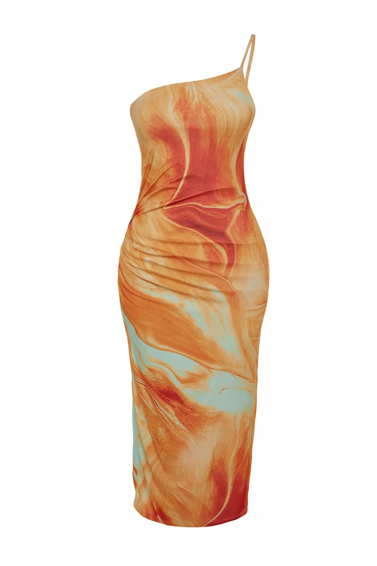 Printed Slinky Dress