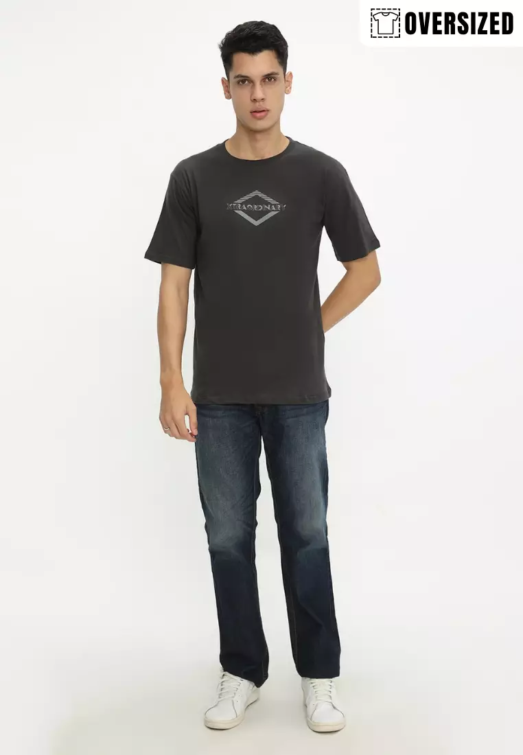 XTRAORDINARY (XO) T-Shirt Cotton Oversized Pria 2079240061