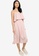 ZALORA BASICS pink Popover Midi Dress 5C9DCAA1357B2FGS_4