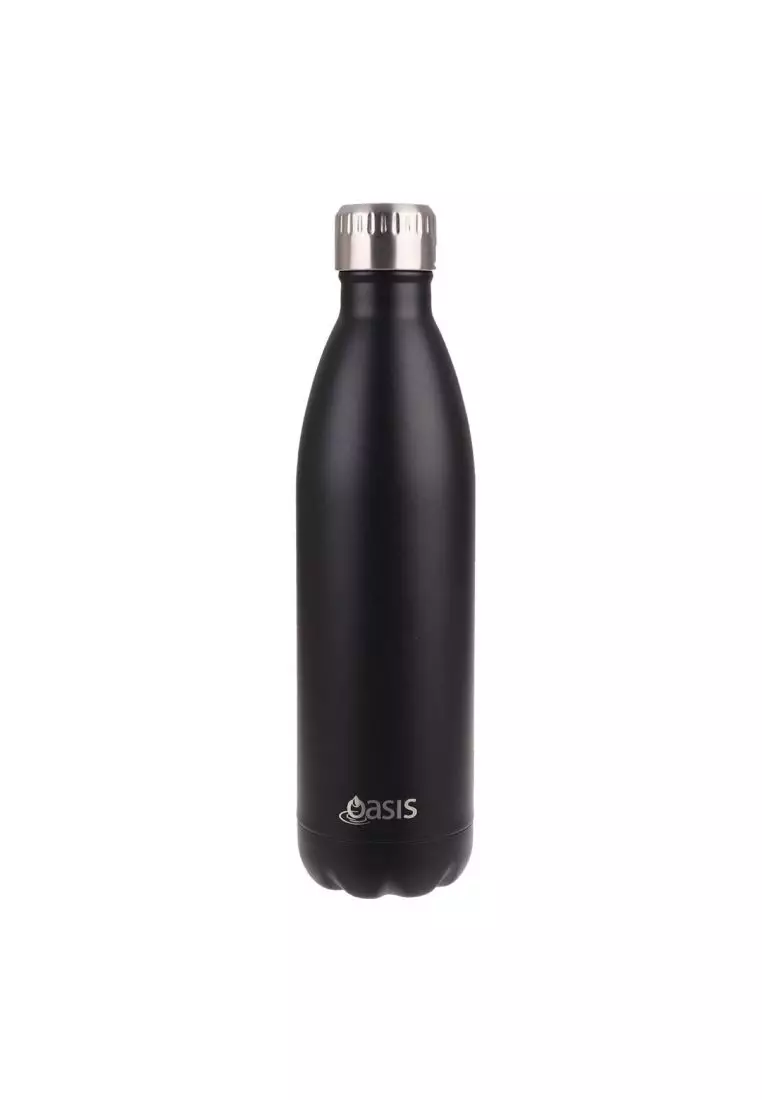 Oasis Stainless Steel Insulated Water Bottle 350ML - Matte Onyx