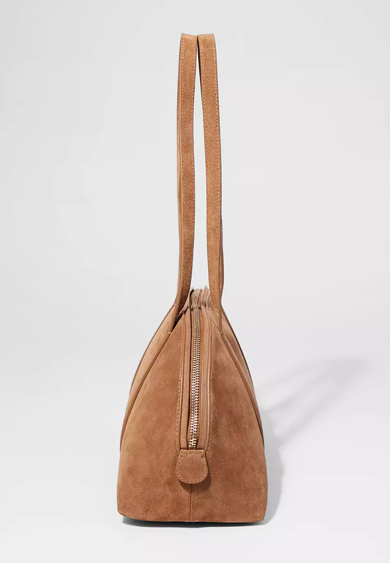 Suede Bowling Bag