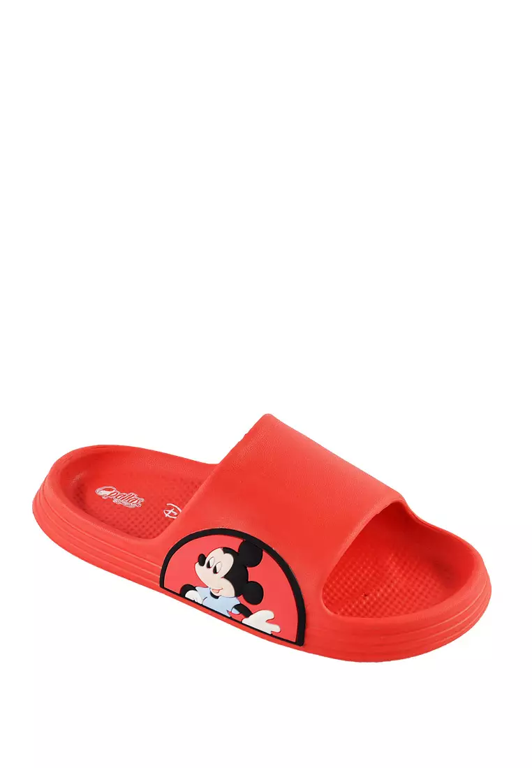 Pallas x Mickey Casual Slippers MK82-019 Red