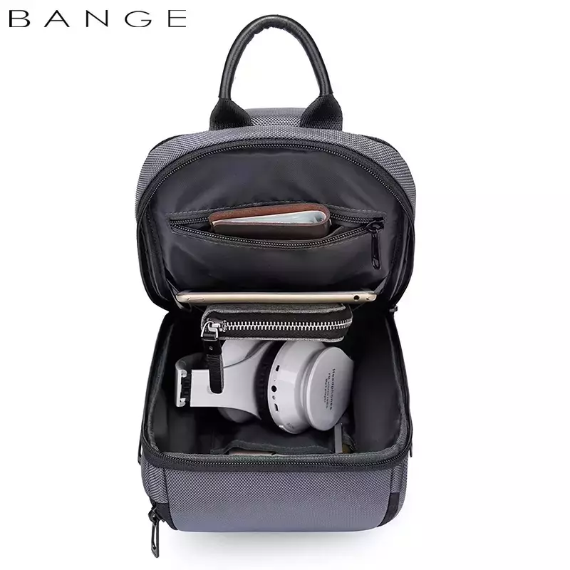 Bange BG7565 Tas Selempang Sling Bag Pria - GREY