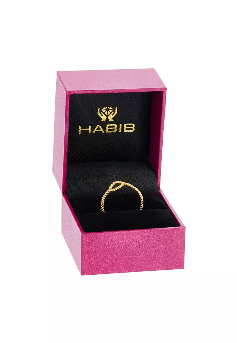 HABIB Oro Italia 916 Yellow Gold Ring GR58070125 (22K Gold)