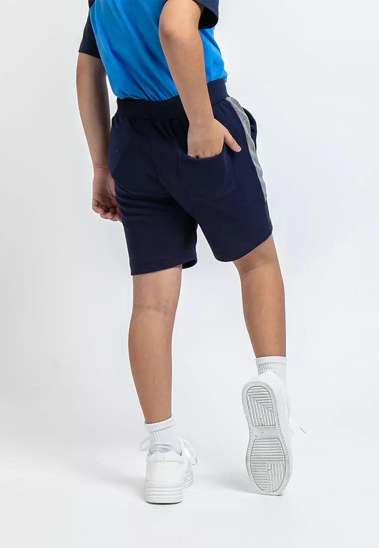Forest Kids Unisex Cotton Terry Boy Girl Short Pants Kids  - FK6504 - 33Navy